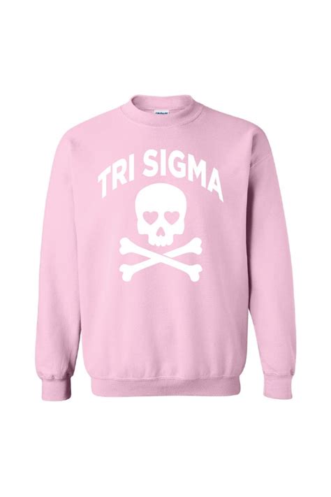 tri sigma skull hoodie